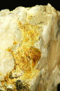 Berzelite - Montaldo mine,  Borgata Oberti,  Montaldo di Mondov�, Corsaglia Valley, Cuneo Province, Piedmont, Italy