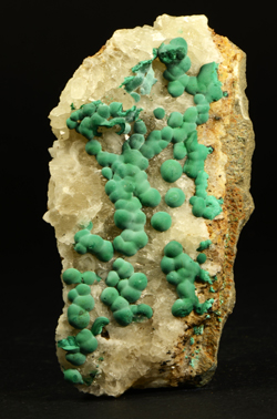 Malachite on Quartz - Bouque Payrol (