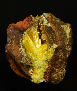 Legrandite - Ojuela Mine, Mapimi, Durango, Mexico