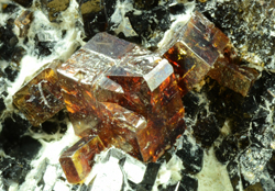 Perowskite and Melanite - Emarese, Val d'Aosta, Italy