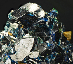 Lazulite, Siderite - Rapid Creek, Dawson mining district, Yukon, Canada