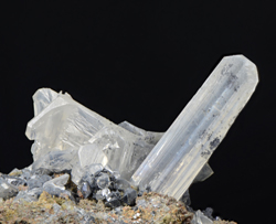 Cerussite - Min. Monteponi, Iglesias, Sardegna, Italy