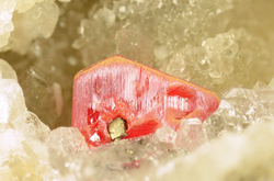 Realgar - Legenbach Quarry, Fald, Binn, Valais, Switzerland
