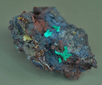 Cornwallite - Ibiajara distr. - Rio do Pires - Bahia - Brazil