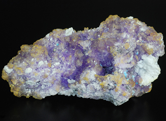 Coquimbite and copiapite - Javier mine - Huachuas - Lucanas prov. - Ayacucho dept. - Peru