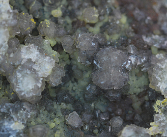 Fluellite and metavarescite - Azc�rate Quarry - Eugui - Ester�bar - Navarre - Spain