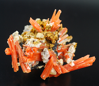 Red quartz and sphalerite - 2nd Sovietskii mine - Dal'negorsk -Primorskiy Kray - Far-Eastern Region - Russia�