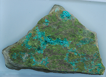 Tyrolite - Stahlberg mine - Seligenthal - Floh-Seligenthal - Thuringian Forest - Thuringia - Germany