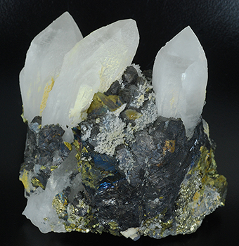 Quartz, pyrite and galena � Madan ore field - Rhodope mts - Smolyan Oblast - Bulgaria