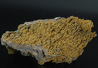 Corkite on goethite - Serra da Mina mine - Cercal - Santiago do Cac�m - Set�bal distr. - Portugal