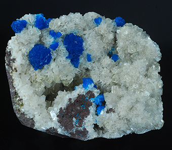 Cavansite and stilbite - Wagholi quarry - Poona distr. - Maharastra state - India