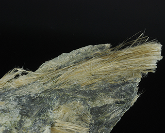 Balangeroite - Poggio San Vittore asbestos mine - Balangero - Corio area - Lanzo Massif - Lanzo Valley - Sesia-Lanzo zone - Torino prov. - Piedmont - Italy