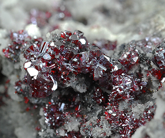 Proustite - Bouismas Mine - Bouismas - Bou Azer distr. - Tazenakht - Ouarzazate prov. - Souss-Massa-Dra� Region - Morocco