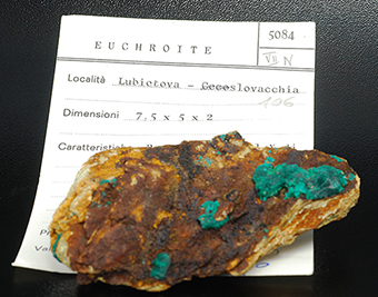Euchroite - Driekyna - Lubietov� - Bansk� Bystrica Co. - Bansk� Bystrica Region - Slovakia