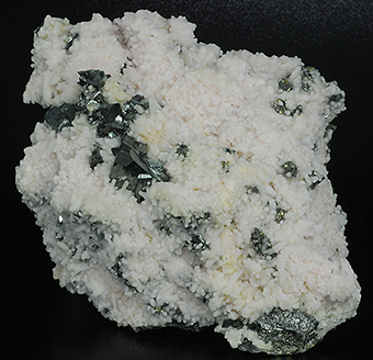 Tetrahedrite, rhodochrosite and pyrite - Pachapaqui Distr. - Bolognesi prov. - Ancash Dept. - Peru