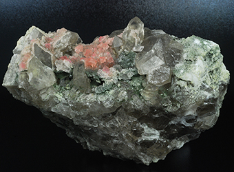 Fluorite and smoky quartz - Miage Glacier - Veny Valley - Monte Bianco Massif - Courmayeur - Aosta Valley - Italy