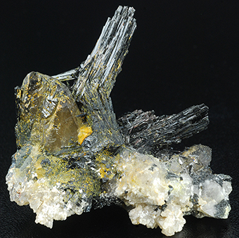 Foitite and smoky quartz - Farm Erongorus - Erongo Mts. - Omaruru distr. - Erongo reg. - Namibia