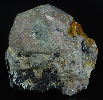 Almandine, graftonite and schorl - Olgiasca-Malpensata (Piona) - Colico - Lecco prov. - Lombardy - Italy