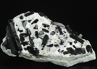 Neptunite and joaquinite - Dallas Gem Mine - Dallas Gem Mine area - San Benito River headwaters area - New Idria District - Diablo Range - San Benito Co. - California - USA