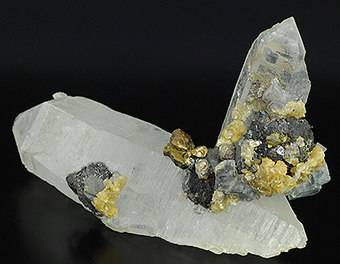 Wurtzite, quartz, chalcopyrite, arsenopyrite, fluorite and muscovite - Yaogangxian Mine - Yaogangxian W-Sn ore field - Yizhang Co. - Chenzhou Pref. - Hunan Prov. - China