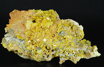 Wulfenite - Touissit - Jerada Prov. - L'Oriental Region - Morocco