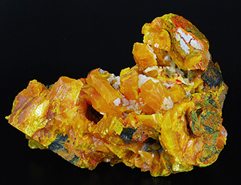 Orpiment, realgar and calcite - Jiepaiyu mine - Shimen AS-(Au) Deposit - Hunan prov. - China
