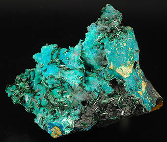 Atacamite and chrysocolla - La Farola Mine -�Cerro Pintado -�Las Pintadas Distr. -�Tierra Amarilla -�Copiap� Prov. -�Atacama Region - Chile