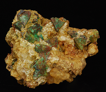 Cuproromeite ps. after tetrahedrite - El Coriellu mine - Llerandi - Asturias - Spain
