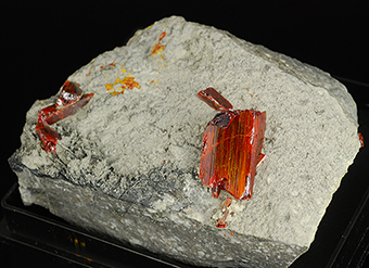 Realgar - Baia Sprie mine - Baia Sprie - Maramures Co. - Romania