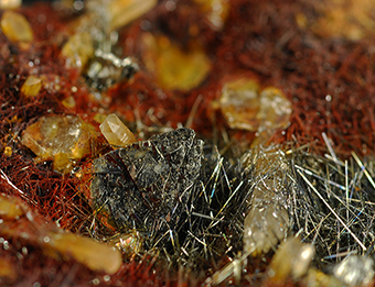 Argentotetrahedrite-Fe, quartz and jamesonite - Shijangshan mine - Linxi -Ulanhad League - Inner Mongolia - China