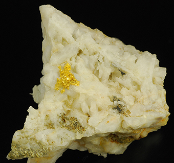 Gold - Brusson mine - Aosta Valley - Italy