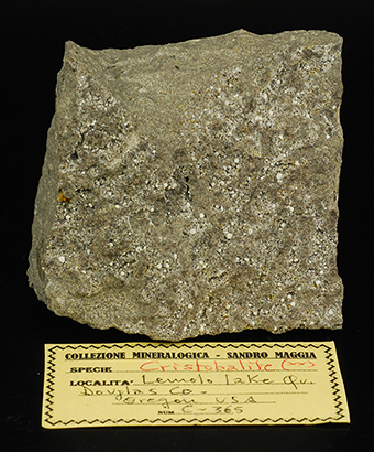 Cristobalite - Lemolo Lake Quarry - Douglas Co. - Oregon - USA