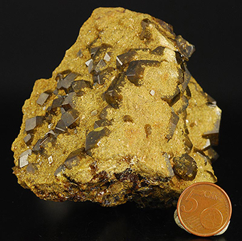 Andradite Garnet - Dal'negorsk - Skam Dep. - Primorskiy Kray - Far-Eastern Region - Russia