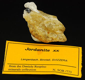 Jordanite - Lengenbach Quarry - F�ld - Binn - Goms - Valais - Switzerland  TYPE LOCALITY
