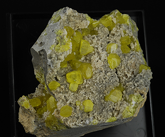 Sulphur - Cozzo Disi mine - Casteltermini - Agrigento prov. - Sicily - Italy