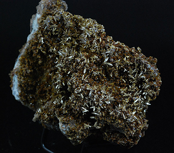 Endlichite and jarosite - Erupci�n Mine - Los Lamentos Mts - Ahumada Mun - Chihuahua - Mexico