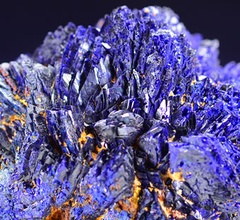 Azurite - Shilu Mine, Yangchun Co., Yangjiang Prefecture, Guangdong Province, China