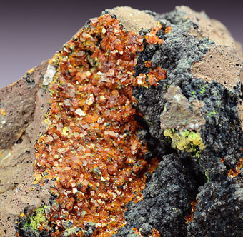 Bariopharmacosiderite - Clara Mine, Rankach valley, Oberwolfach, Wolfach, Black Forest, Baden-W�rttemberg, Germany