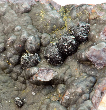 Dufrenite - Hoff auf mich Mine, Ullersreuth, Hirschberg, Vogtland, Thuringia, Germany /Type Locality)