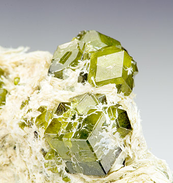 Andradite var. Demantoide - Sferlun, Val Malenco, Sondrio province, Lombardia, Italy