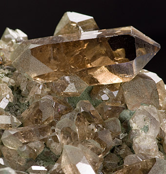 Smoky Quartz - La Fibbia, St Ghottard, Tessin, Switzerland