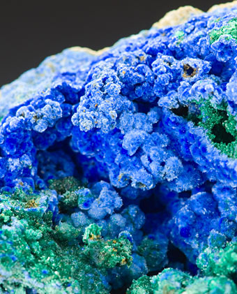 Cyanothrychite - Grand View Mine, Arizona, USA