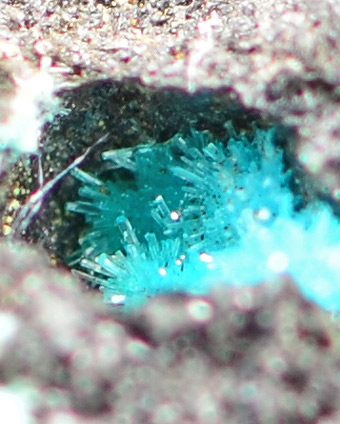 Caledonite  - Schlackental (slag locality), Oberschulenberg, Clausthal-Zellerfeld, Harz, Lower Saxony, Germany