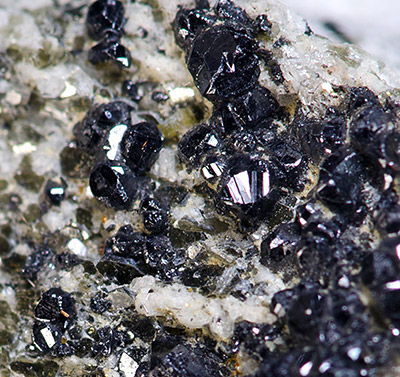 Senaite - Wanni glacier, Scherbandung Mt. area, Binn Valley, Wallis - Switzerland