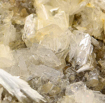 Tunisite with Baryte - Condorcet, Nyons, Dr�me, Rh�ne-Alpes, France