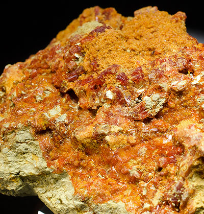 Parabutlerite with Botryogen - Santa Elena Mine, Alcaparrosa, Cerritos Bayos, Calama, El Loa Province, Antofagasta Region, Chile
