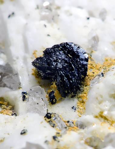 Cervandonite - Mount Cervandone, Baceno, Devero Alp, Ossola Valley, Verbano-Cusio-Ossola Province, Piedmont, Italy (Type Locality)