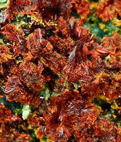 Amarantite - Mina Quetana - Calama - II Region - Atacama Desert - Chile