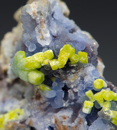 Plumbogummite - Roughton Gill Mine, Roughton Gill, Caldbeck Fells, Cumbria, England, UK