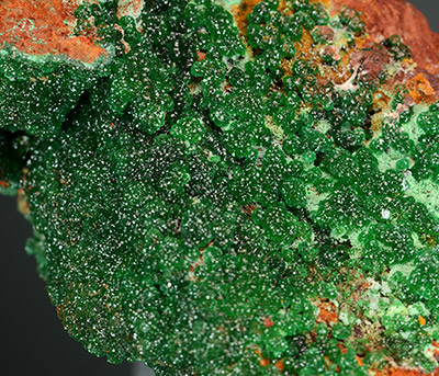 Adamite var. cuprian - Kamariza Mines, Agios Konstantinos [St Constantine], Lavrion District Mines, Lavrion District, Attik� Prefecture, Greece